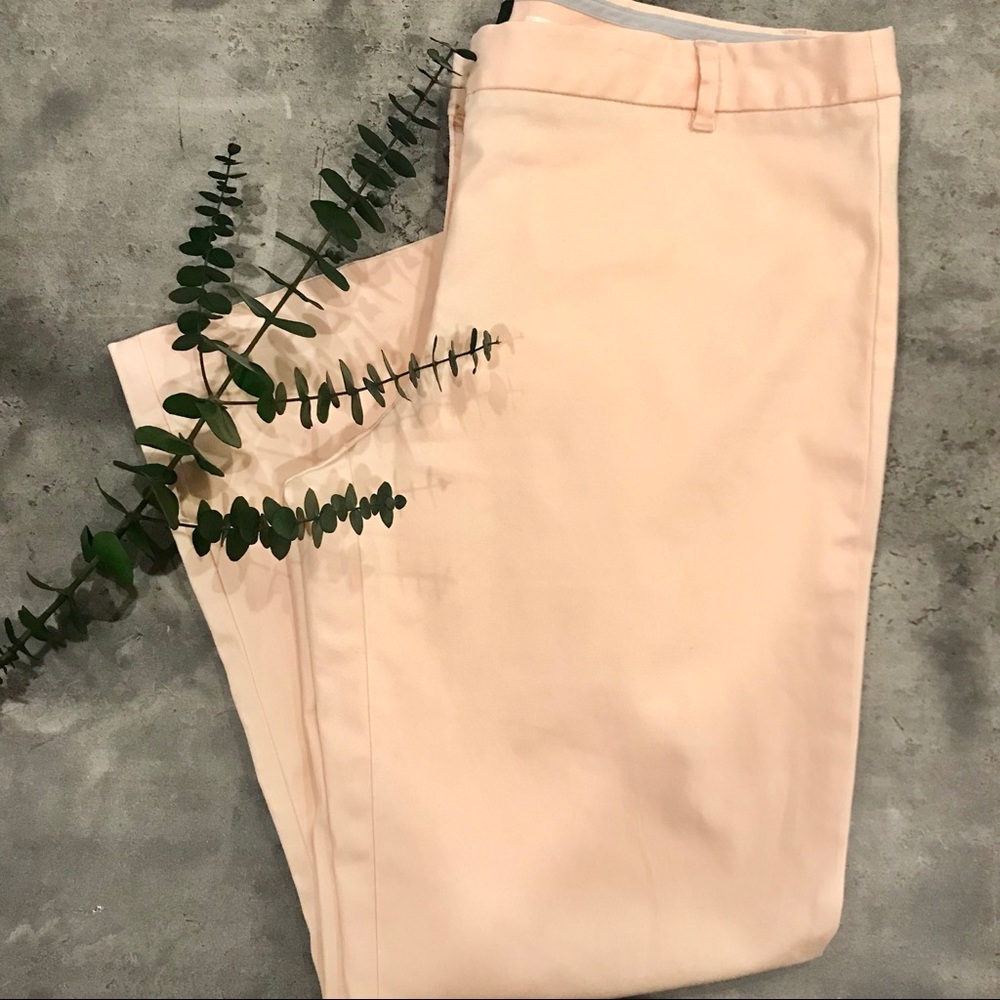 J. Crew City Fit Stretch Pink Pant. Size 10.
